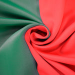 Indoor Grommet Top Curtains, Christmas Curtains, Red & Green Stitching Color Curtains, Indoor Christmas Curtains,2 Pcs