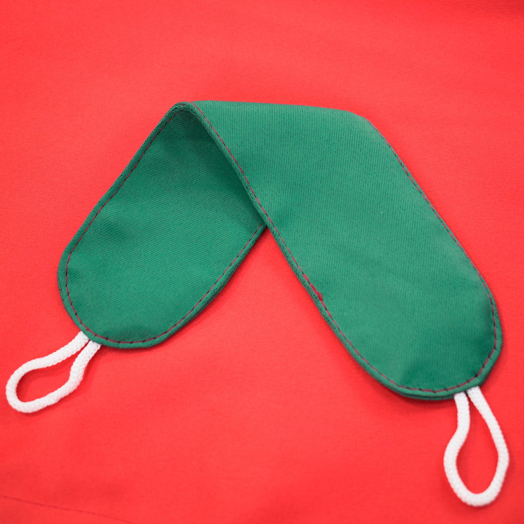 Indoor Grommet Top Curtains, Christmas Curtains, Red &amp; Green Stitching Color Curtains, Indoor Christmas Curtains,2 Pcs