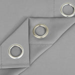 Suchoutdoor Outdoor Waterproof Curtains, Grommet Top Silver, for Porch/Pavilion/Patio, 1 Panel