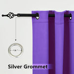 Suchoutdoor Outdoor Waterproof Curtains, Top Bottom Grommet, for Porch/Pavilion/Patio, 1 Panel