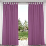 Suchoutdoor Outdoor Waterproof Curtains, Velcro Tab Top, for Porch/Pavilion/Patio, 1 Panel