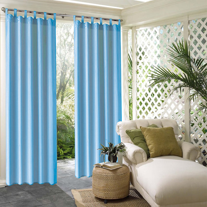 Suchoutdoor Outdoor Waterproof Curtains, Tab Top, for Porch/Pavilion/Patio, 1 Panel
