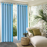 Suchoutdoor Outdoor Waterproof Curtains, Tab Top, for Porch/Pavilion/Patio, 1 Panel
