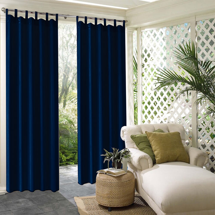 Suchoutdoor Outdoor Waterproof Curtains, Tab Top, for Porch/Pavilion/Patio, 1 Panel