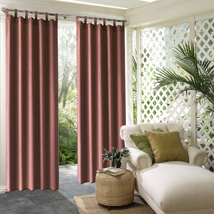 Suchoutdoor Outdoor Waterproof Curtains, Tab Top, for Porch/Pavilion/Patio, 1 Panel