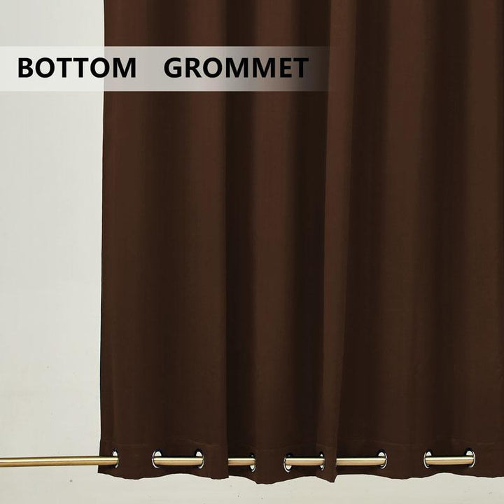 Suchoutdoor Outdoor Waterproof Curtains, Top Bottom Grommet, for Porch/Pavilion/Patio, 1 Panel