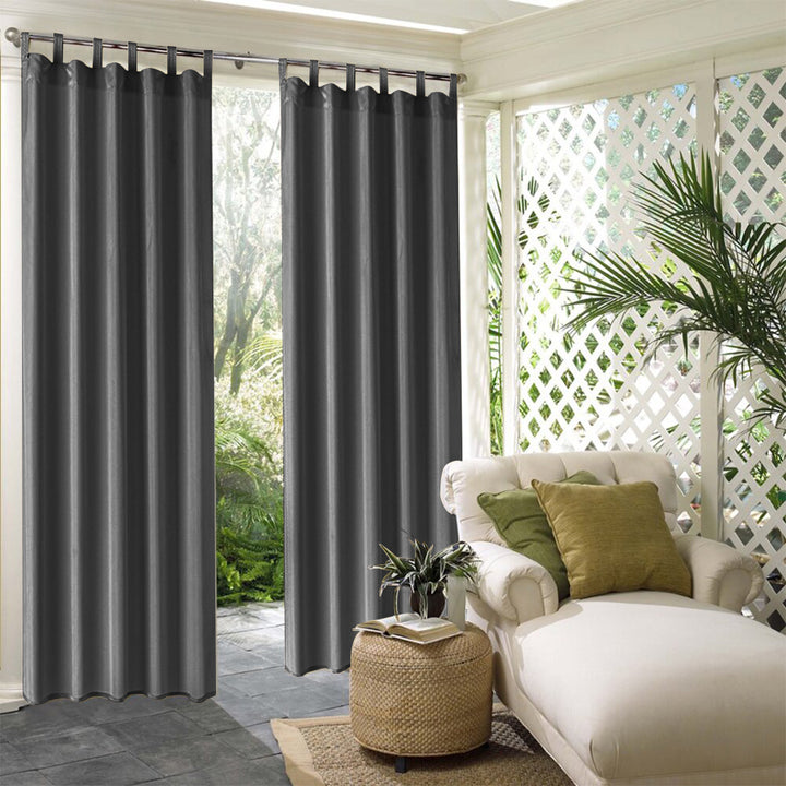Suchoutdoor Outdoor Waterproof Curtains, Tab Top, for Porch/Pavilion/Patio, 1 Panel