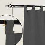 Suchoutdoor Outdoor Waterproof Curtains, Tab Top, for Porch/Pavilion/Patio, 1 Panel