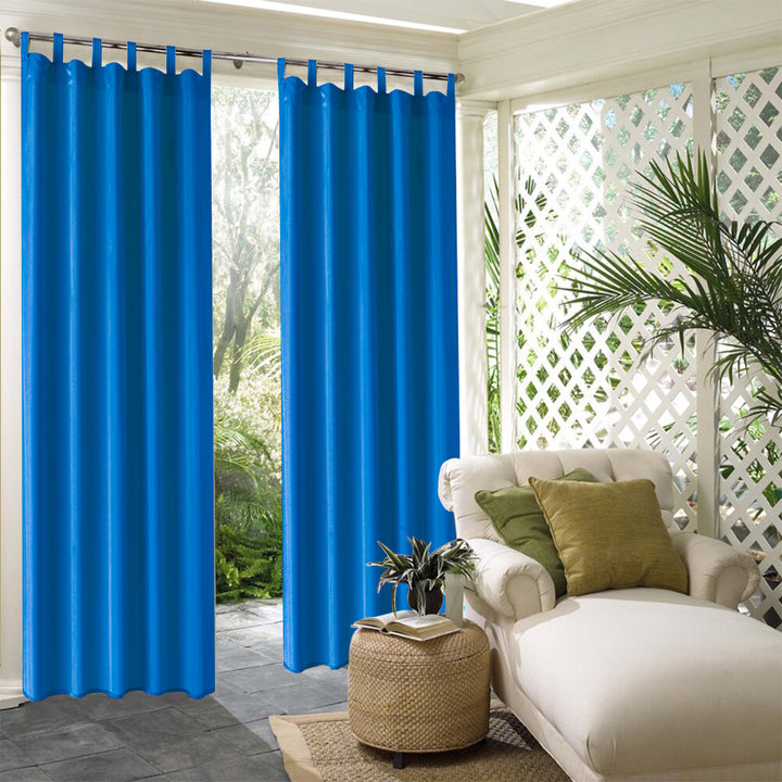 Suchoutdoor Outdoor Waterproof Curtains, Tab Top, for Porch/Pavilion/Patio, 1 Panel