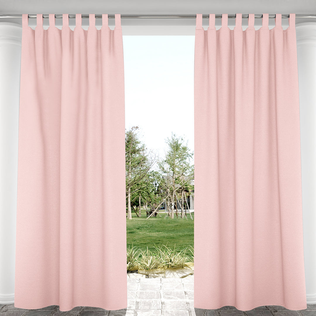 Suchoutdoor Outdoor Waterproof Curtains, Velcro Tab Top, for Porch/Pavilion/Patio, 1 Panel