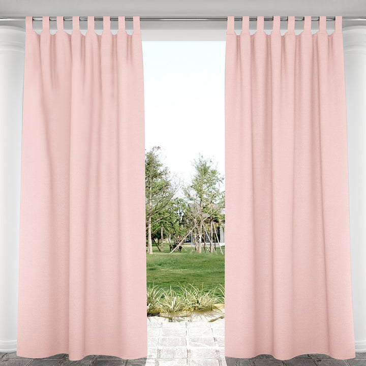 Suchoutdoor Outdoor Waterproof Curtains, Velcro Tab Top, for Porch/Pavilion/Patio, 1 Panel