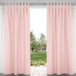 Suchoutdoor Outdoor Waterproof Curtains, Velcro Tab Top, for Porch/Pavilion/Patio, 1 Panel