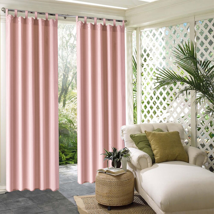 Suchoutdoor Outdoor Waterproof Curtains, Tab Top, for Porch/Pavilion/Patio, 1 Panel