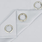 Suchoutdoor Outdoor Waterproof Curtains, Grommet Top Silver, for Porch/Pavilion/Patio, 1 Panel