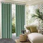 Suchoutdoor Outdoor Waterproof Curtains, Tab Top, for Porch/Pavilion/Patio, 1 Panel