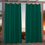Suchoutdoor Outdoor Waterproof Curtains, Grommet Top Silver, for Porch/Pavilion/Patio, 1 Panel