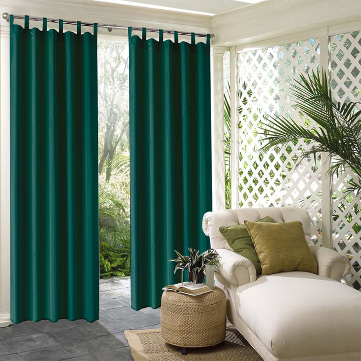 Suchoutdoor Outdoor Waterproof Curtains, Tab Top, for Porch/Pavilion/Patio, 1 Panel