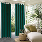 Suchoutdoor Outdoor Waterproof Curtains, Tab Top, for Porch/Pavilion/Patio, 1 Panel