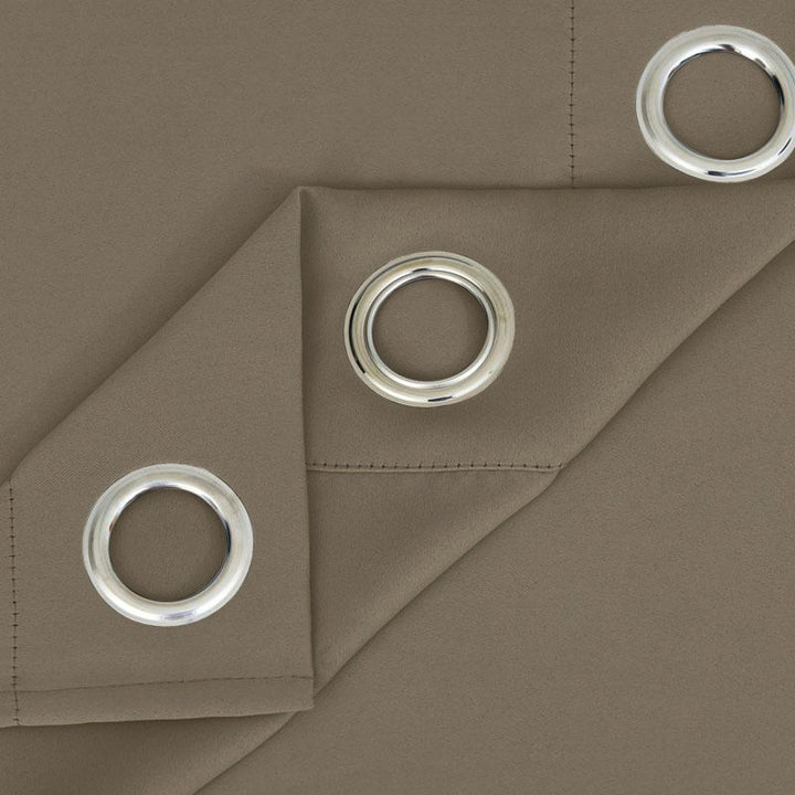 Suchoutdoor Outdoor Waterproof Curtains, Grommet Top Silver, for Porch/Pavilion/Patio, 1 Panel