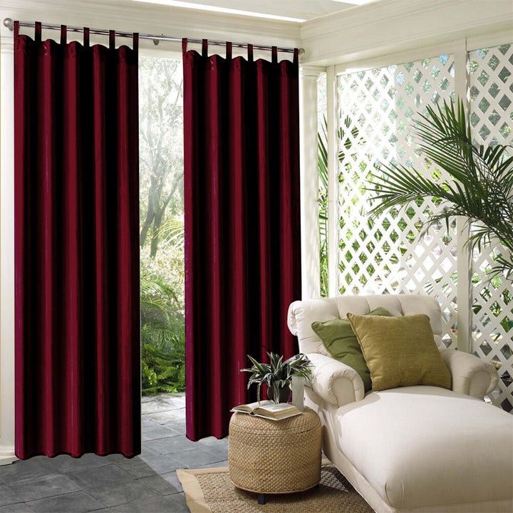 Suchoutdoor Outdoor Waterproof Curtains, Tab Top, for Porch/Pavilion/Patio, 1 Panel