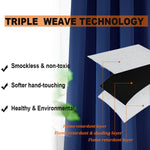 Suchoutdoor Flame Retardant Curtains, Grommet Top Silver, for Schools/Hospitals/Houses, 1 Panel