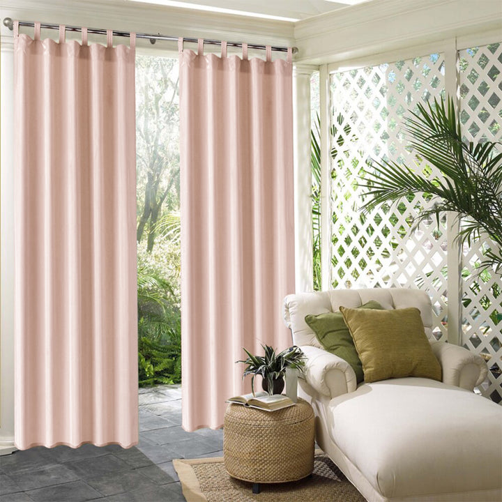 Suchoutdoor Outdoor Waterproof Curtains, Tab Top, for Porch/Pavilion/Patio, 1 Panel