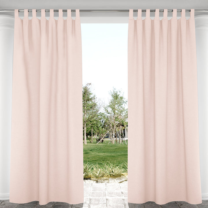 Suchoutdoor Outdoor Waterproof Curtains, Velcro Tab Top, for Porch/Pavilion/Patio, 1 Panel