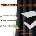 Suchoutdoor Flame Retardant Curtains, Grommet Top Silver, for Schools/Hospitals/Houses, 1 Panel