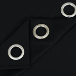 Suchoutdoor Outdoor Waterproof Curtains, Grommet Top Silver, for Porch/Pavilion/Patio, 1 Panel