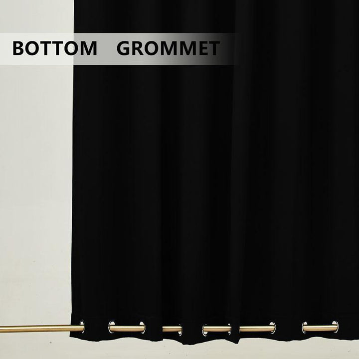 Suchoutdoor Outdoor Waterproof Curtains, Top Bottom Grommet, for Porch/Pavilion/Patio, 1 Panel