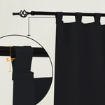 Suchoutdoor Outdoor Waterproof Curtains, Tab Top, for Porch/Pavilion/Patio, 1 Panel