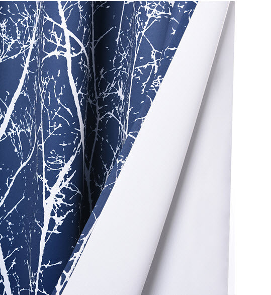 Floral Outdoor Waterproof Grommet Top Curtains, 1 Panel