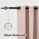 Suchoutdoor Outdoor Waterproof Curtains, Top Bottom Grommet, for Porch/Pavilion/Patio, 1 Panel