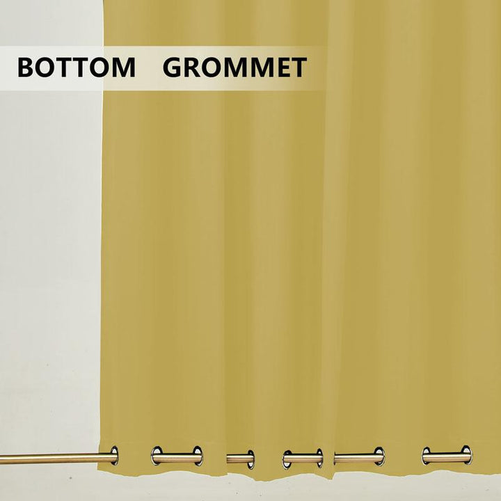 Suchoutdoor Outdoor Waterproof Curtains, Top Bottom Grommet, for Porch/Pavilion/Patio, 1 Panel