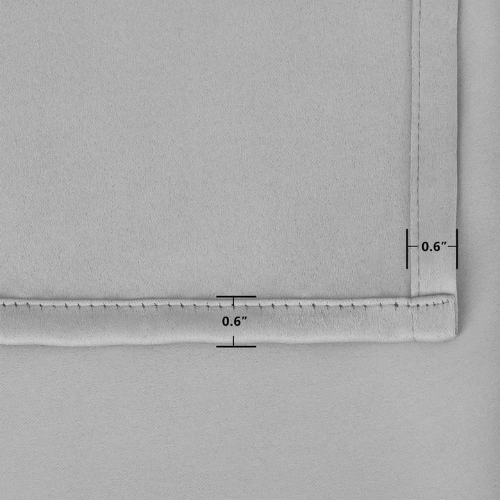 Suchoutdoor Outdoor Waterproof Curtains, Velcro Tab Top, for Porch/Pavilion/Patio, 1 Panel