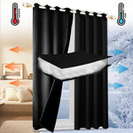 Outdoor Cold Proof Curtains to Reduce Noise Insulation Blackout, Cold Proof Outdoor Curtains