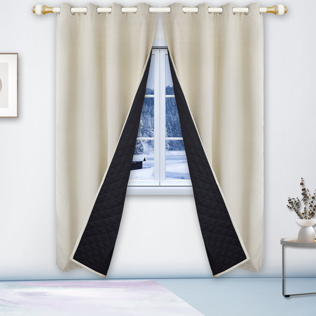 Outdoor Cold Proof Curtains to Reduce Noise Insulation Blackout, Cold Proof Outdoor Curtains