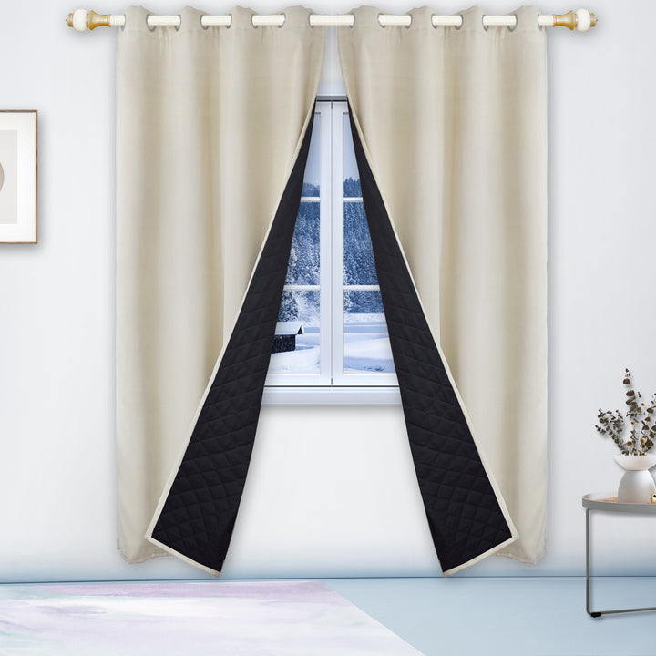Outdoor Cold Proof Curtains to Reduce Noise Insulation Blackout, Cold Proof Outdoor Curtains