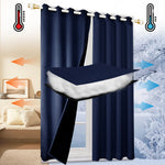 Outdoor Cold Proof Curtains to Reduce Noise Insulation Blackout, Cold Proof Outdoor Curtains