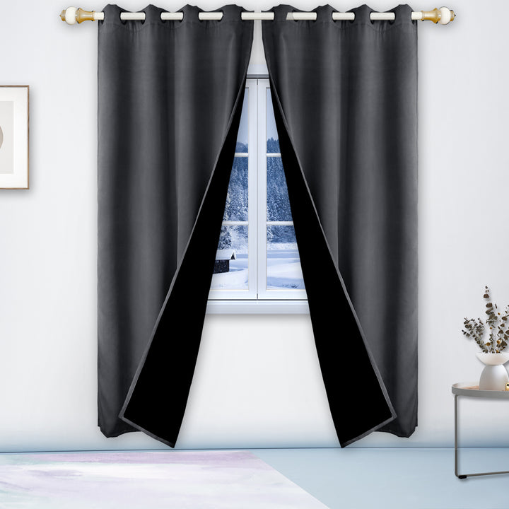 Outdoor Cold Proof Curtains to Reduce Noise Insulation Blackout, Cold Proof Outdoor Curtains