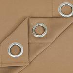 Suchoutdoor Outdoor Waterproof Curtains, Grommet Top Silver, for Porch/Pavilion/Patio, 1 Panel