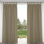 Suchoutdoor Outdoor Waterproof Curtains, Velcro Tab Top, for Porch/Pavilion/Patio, 1 Panel