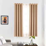 Suchoutdoor Flame Retardant Curtains, Grommet Top Silver, for Schools/Hospitals/Houses, 1 Panel