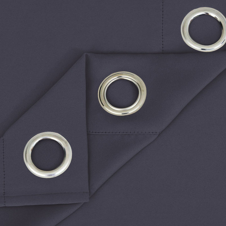 Suchoutdoor Outdoor Waterproof Curtains, Grommet Top Silver, for Porch/Pavilion/Patio, 1 Panel