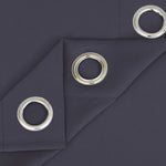 Suchoutdoor Outdoor Waterproof Curtains, Grommet Top Silver, for Porch/Pavilion/Patio, 1 Panel