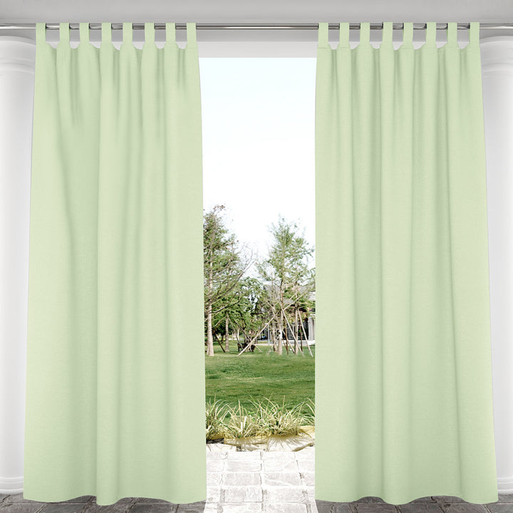 Suchoutdoor Outdoor Waterproof Curtains, Velcro Tab Top, for Porch/Pavilion/Patio, 1 Panel