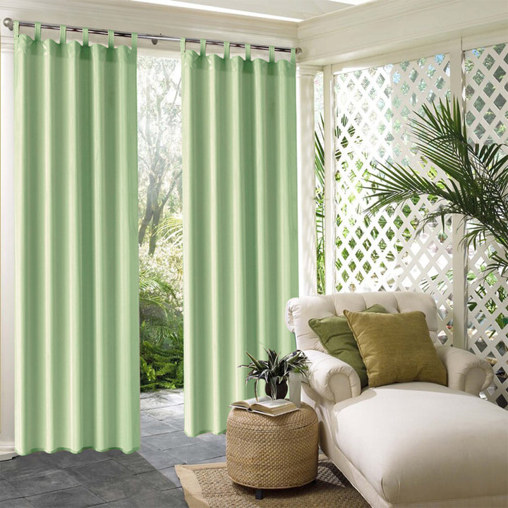 Suchoutdoor Outdoor Waterproof Curtains, Tab Top, for Porch/Pavilion/Patio, 1 Panel