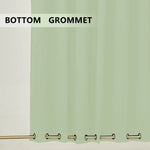 Suchoutdoor Outdoor Waterproof Curtains, Top Bottom Grommet, for Porch/Pavilion/Patio, 1 Panel