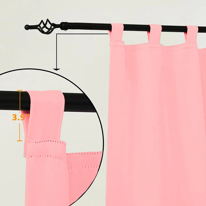 Suchoutdoor Outdoor Waterproof Curtains, Tab Top, for Porch/Pavilion/Patio, 1 Panel