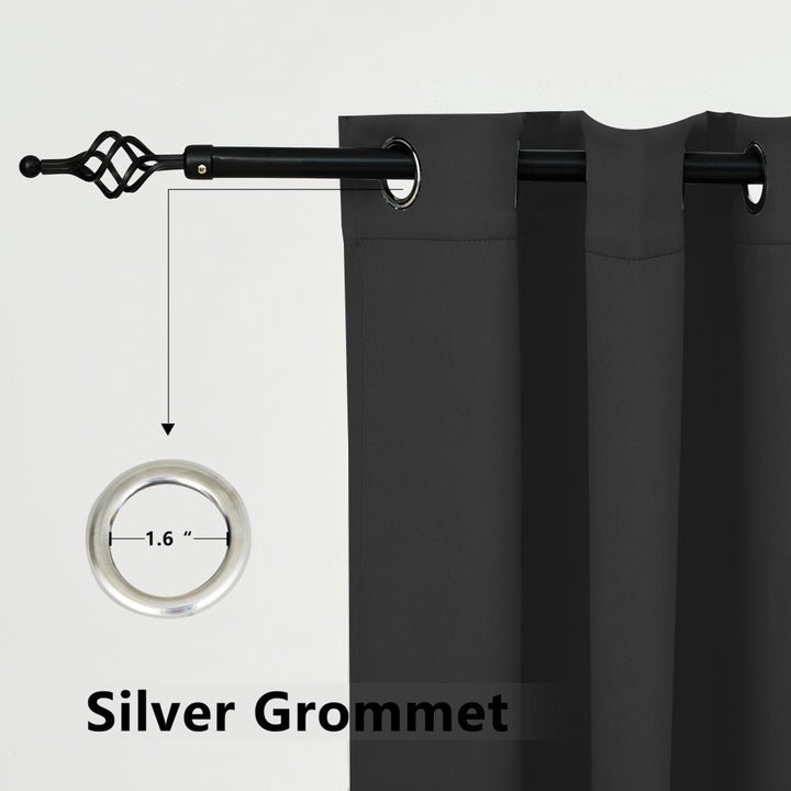 Suchoutdoor 100% Blackout Waterproof Outdoor Curtains, 1 Panel